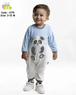 قیمت و خرید سرهمی گلدوزی پاندا 1179 مهتا - سیسمونی آقابزرگ