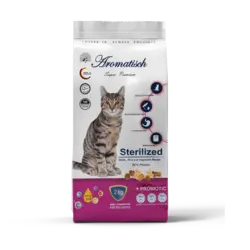 غذای خشک گربه آروماتیش مدل Sterilized Cat Duck وزن 2 کیلوگرم - حیوان کالا