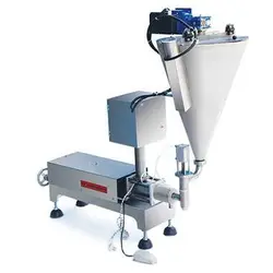 دستگاه پرکن دستی و نیمه اتومات مخصوص مایعات غلیظ و نیمه غلیظ آماده