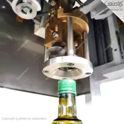 دستگاه درب بند پیلفرپروف نیمه اتوماتیک ( پلمپ شیشه روغن درب فلزی )