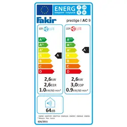 کولر گازی پرتابل فکر مدل Prestige I AC 9 Mobil Klima