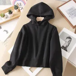 هودی کراپ ضخیم لش پنبه تو کرکی مارک ZARA😍 کیفیت عالی کد ۲۴۲۷