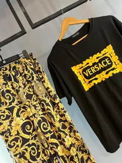 ست مارک VERSACE کیفیت خوب پنبه کش کد۲۰۱۹