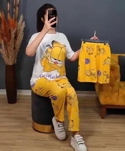 ست سه تیکه تابستانه کیفیت خوب پنبه کش 🤩 کد 1928