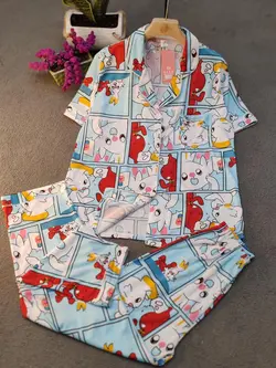 ست دو تیکه تابستانه کیفیت خوب گیاهی کد 1944