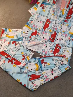 ست دو تیکه تابستانه کیفیت خوب گیاهی کد 1944