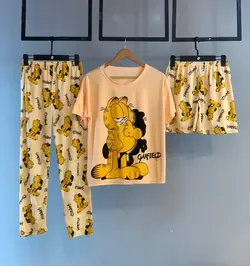 ست سه تیکه  پنبه کش کیفیت عالی کد 2048