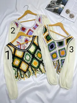 شومیز قلاببافی کد 4079