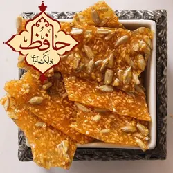 سوهان عسلی کنجدی و تخمه آفتابگردان