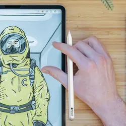 مشخصات قیمت و خرید سری یدک قلم لمسی آها استایل مدل WG58-3.5 مناسب برای اپل پنسیل سری 1 و 2 - فروشگاه اینترنتی کافه جانبی