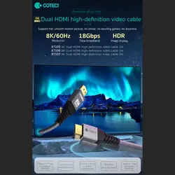 مشخصات قیمت و خرید کابل HDMI کوتتسی مدل 87106 طول 2 متر - فروشگاه اینترنتی کافه جانبی