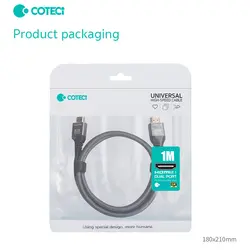 مشخصات قیمت و خرید کابل HDMI کوتتسی مدل 87106 طول 2 متر - فروشگاه اینترنتی کافه جانبی