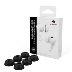 مشخصات قیمت و خرید توگوشی یدک هندزفری آها استایل مدل WG86 مناسب برای ایرپاد اپل pro / pro 2 بسته 6 عددی - فروشگاه اینترنتی کافه جانبی