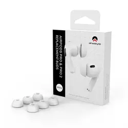 مشخصات قیمت و خرید توگوشی یدک هندزفری آها استایل مدل WG86 مناسب برای ایرپاد اپل pro / pro 2 بسته 6 عددی - فروشگاه اینترنتی کافه جانبی