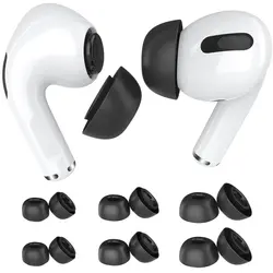 مشخصات قیمت و خرید توگوشی یدک هندزفری آها استایل مدل WG86 مناسب برای ایرپاد اپل pro / pro 2 بسته 6 عددی - فروشگاه اینترنتی کافه جانبی