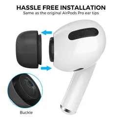 مشخصات قیمت و خرید توگوشی یدک هندزفری آها استایل مدل WG86 مناسب برای ایرپاد اپل pro / pro 2 بسته 6 عددی - فروشگاه اینترنتی کافه جانبی