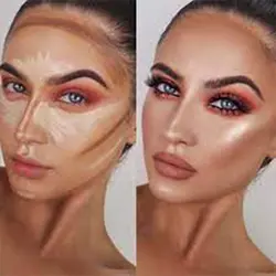 پالت کانتور اسمش باکس مدل shape matters | رز سفید
