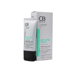 کرم ضدجوش صورت سی بی پاریس مدل Anti-Acne مناسب پوست جوش دار و مستعد آکنه حجم 30 میل | رز سفید