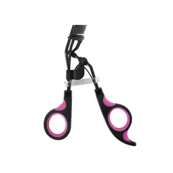 فرمژه فنردار دسته لاکی روبن رنگ مشکی | رز سفید