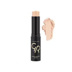 هایلایتر استیکى گلدن رز شماره 01 رنگ BRIGHT GOLD | رز سفید