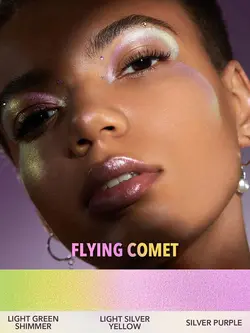 هایلایتر شیگلم مدل CHROMA-GLOW BLOOM رنگ FLYING COMET وزن 5.2 گرم | رز سفید