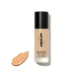 کرم پودر مات و بادوام شیگلم مدل COMPLEXION PRO رنگ WARM VANILLA | رز سفید
