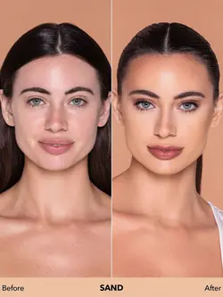 کرم پودر مات و بادوام شیگلم مدل COMPLEXION PRO رنگ WARM VANILLA | رز سفید