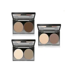 پالت کانتور میکاپ فکتوری مدل Duo Contouring Cream شماره 16 رنگ قهوه ای روشن وزن 10 گرم | رز سفید