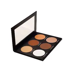 پالت هایلایتر و کانتور 6 تایی ادی فان خوسر رنگ مدیوم | رز سفید