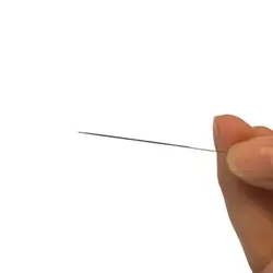 سوزن تتو آرایشی استریل شده مناسب آرایش یکبار مصرف و تاتو ابرو طول 0.35 * 50 میل | رز سفید