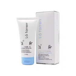 کرم ضد آفتاب کودک +SPF30 لافارر رنگ آبی حجم 40 میل | رز سفید