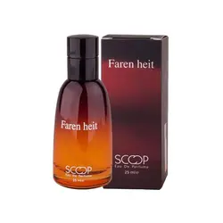 عطر جیبی مردانه اسکوپ مدل Faren Heit حجم 25 میل | رز سفید