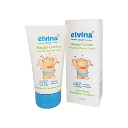 کرم محافظ پای کودک الوینا مدل Nappy Cream حجم 50 میل | رز سفید