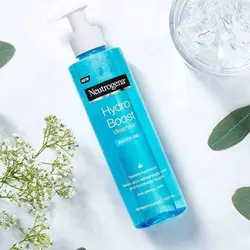 ژل شیر پاک کن صورت نوتروژینا مدل Hydro Boost مناسب انواع پوست حجم 200 میل | رز سفید