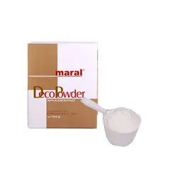 پودر دکلره پیمانه ای مارال حجم 30 گرم | رز سفید
