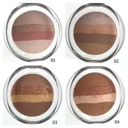 رژگونه چند رنگ درخشان کننده پوپا -LUMINYS BAKED ALL OVER | رز سفید