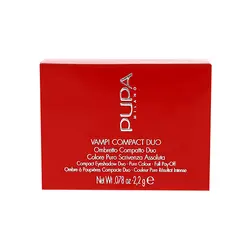 سایه چشم دوتایی پوپا مدل VAMP! COMPACT DUO | رز سفید