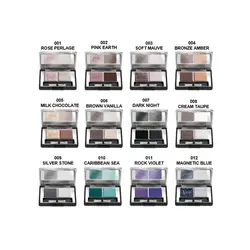 سایه چشم دوتایی پوپا مدل VAMP! COMPACT DUO | رز سفید