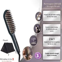 برس حرارتی رمینگتون مدل STRAIGHT BRUSH کد CB7400 | رز سفید