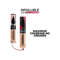 کانسیلر لورآل سری INFALLIBLE مدل FULL WEAR شماره 325 رنگ EGGSHELL | رز سفید