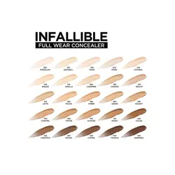 کانسیلر لورآل سری INFALLIBLE مدل FULL WEAR شماره 325 رنگ EGGSHELL | رز سفید