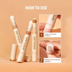 کانسیلر شیگلم مدل COMPLEXION BOOST رنگ FAIR وزن 4.5 گرم | رز سفید