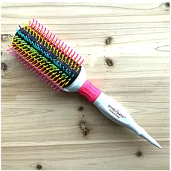 برس مستطیلی حجم دهنده ماکارونی آی کندی مدل Rainbow Max Volume رنگ سفید | رز سفید