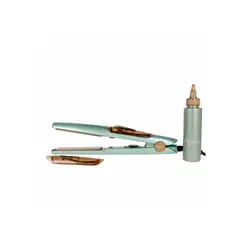 اتو مو بخار دار با تزریق روغن آگاوه مدل HEALING VAPOR IRON | رز سفید