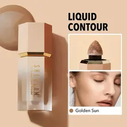 کانتور مایع شیگلم مدل SUN SCULPT رنگ Golden Sun حجم 5.2 میل | رز سفید