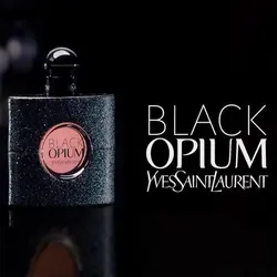 ادو پرفیوم زنانه ایو سن لوران مدل Black Opium حجم 90 میل | رز سفید