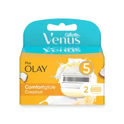 ژیلت تیغ یدک ونوس اولای 2 عددی Venus 5 OLAY | رز سفید