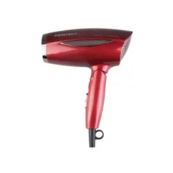 سشوار دسته تاشو 1800 وات پرنسلی مدل 261 | رز سفید