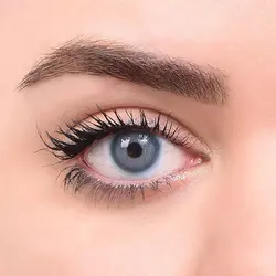 لنز روزانه چشم رویال ویژن مدل Pixy Blue شماره 40 رنگ آبی عروسکی | رز سفید