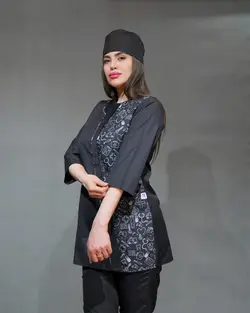 اسکراب پزشکی زنانه تک طرحدار کد175